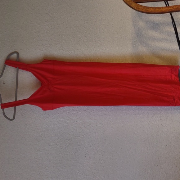 GAP | Bodycon Midi Hula Red Dress Size Small TALL & Medium NWT - Picture 4 of 7